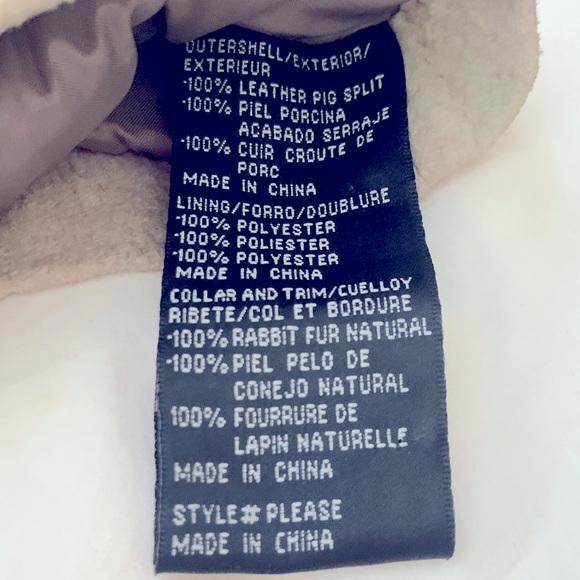 BeBe Cream Vintage Leather and Fur Snug Sexy Jacket - XS - Picture 8 of 8